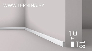 NMC WALLSTYL профиль FL15 выс.плотности 18х10мм белый 35шт/кор *